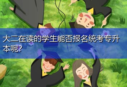 大二在讀的學(xué)生能否報(bào)名統(tǒng)考專升本呢？