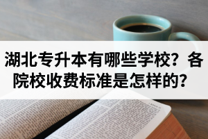 湖北專升本有哪些學(xué)校？各院校收費(fèi)標(biāo)準(zhǔn)是怎樣的？