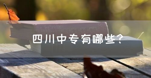 四川中專有哪些？(圖1)