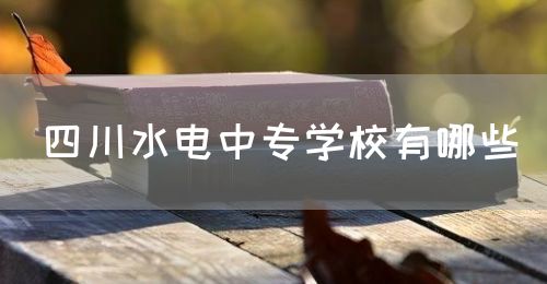 四川水電中專學校有哪些？(圖1)