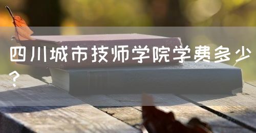 四川城市技師學(xué)院學(xué)費(fèi)多少？(圖1)